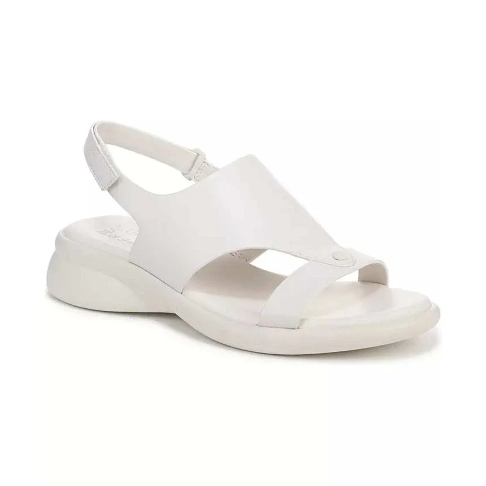Naturalizer Lillian Wedge Summer Sandal Warm White‎ Slingback Platform Womens 11